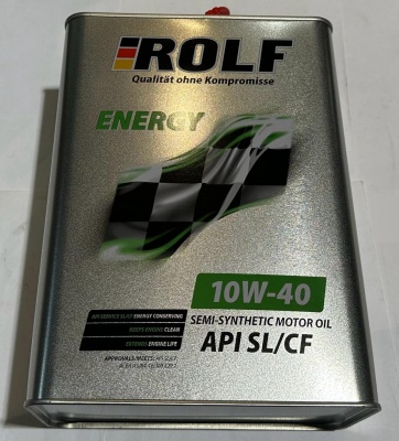 Масло моторное ROLF Energy 10W-40 (бензин) 4-литра, ROLF Energy 10W-40 за 2 300.00 руб.