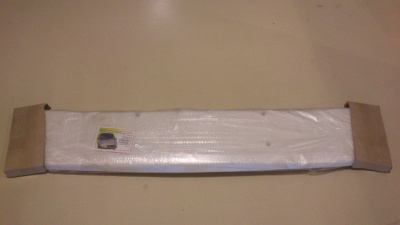 Козырек солнцезащитный Газель, Соболь пластмассовый белый над лобовым стеклом