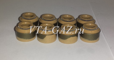 Колпачки маслосъемные Газ, Уаз дв. 402, 417, 421, 4216 (Кирово-Чепецк) 8-штук комплект
