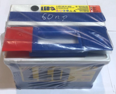 Аккумулятор 60-ah прямой полярности LEO