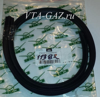 Уплотнитель (бархотка) боковая опускного стекла Уаз 452, 3741