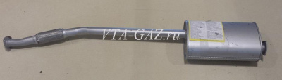 Глушитель Уаз Патриот Евро-З с гофрой
