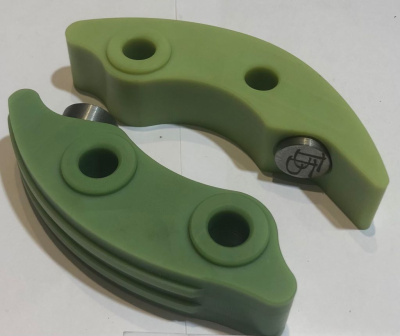Башмак натяжителя пластик Газ, Уаз дв. 406 под цепи 70/90 комплект