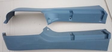 Накладка порога Газель, Соболь серая (бортовая) комплект