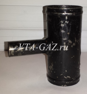 Тройник радиатора Уаз 452, 469, Хантер (Труба отводящая со штуцером)