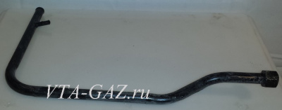 Трубка забора воды насоса водяного Газель, Соболь дв. 406 ЗМЗ с гайкой карбюратор
