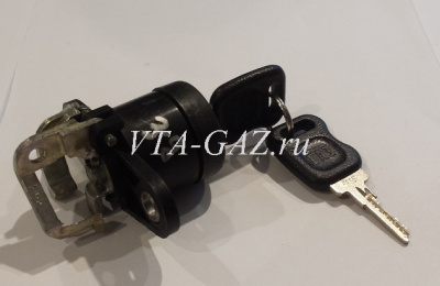 Замок багажника Волга 3110 в сборе завод (привод замка багажника в сборе)