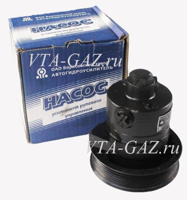 Насос ГУРа Борисово (125-40) Газель, Соболь дв. 405 ЗМЗ под штуцер