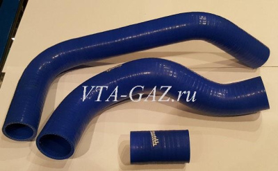 Патрубки радиатора Уаз Патриот дв. 409 Евро-2 без кондиционера силикон