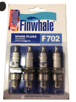 Свечи зажигания Газ, Уаз дв. 402, 417, 421, 4216 "Finwhale" комплект