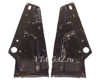 Кронштейн бампера Газель, Соболь Бизнес боковой метал комплект