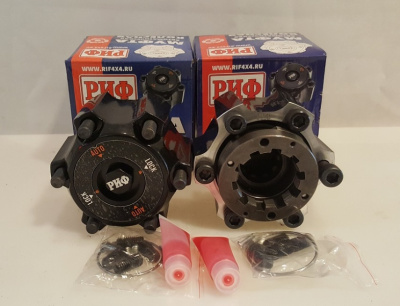 Муфта включения переднего моста Уаз все модели "РИФ" А600 А555 автоматическая с возможностью ручной жесткой фиксации комплект