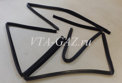 Уплотнитель (бархотки) опускных стекол Уаз Патриот комплект