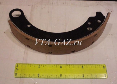 Колодка тормозная барабанная Уаз все модели длинная накладка "Ульяновск"