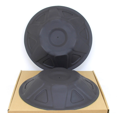 Колпак колеса Газель 3302 объемный «тюнинг» черный передний комплект 2 шт