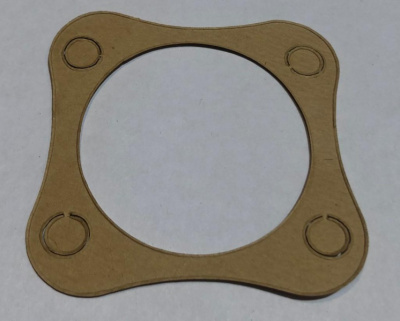 Прокладка бумажная фланца карданного вала Уаз