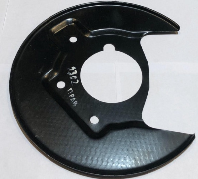 Щит (пыльник) переднего тормоза Газель правый