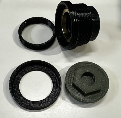 Стакан (картридж) универсальный кожуха полуоси переднего моста Уаз ПРОФИ, Патриот 4х4 мост открытого типа из 2-х штук комплект