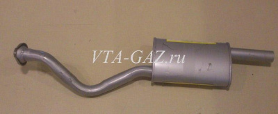 Резонатор Уаз Хантер дв. 409 ЗМЗ фланец на 2 отверстия