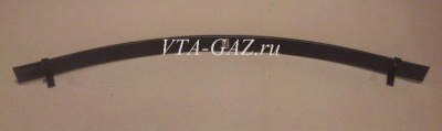 Лист задний длинный Газель, Соболь, Газель Next на 2-х листовую рессору на хомутах усиленный