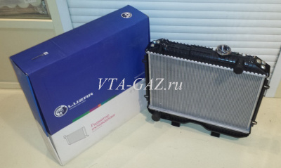 Радиатор охлаждения 2-х рядный Уаз, 3160, Патриот, Хантер, 452 старого образца алюминий (Лузар)