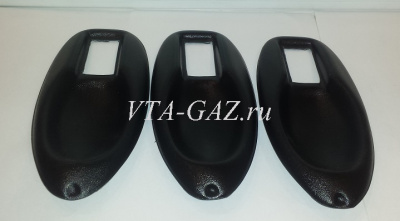 Накладки декоративные под ручки Уаз 452, 3741 комплект из 3-х