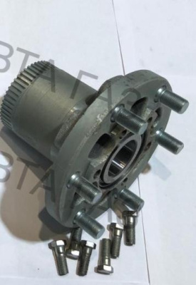 Ступица Газель передняя в сборе с подшипниками полный привод 4х4 с ABS завод