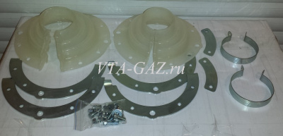 Пыльник поворотного кулака Уаз полиуретан комплект "Тюнинг"