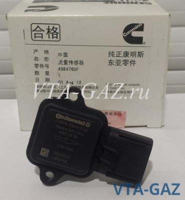 Датчик (ДМРВ) массового расхода воздуха Газель, Соболь Бизнес, Газель Next дв. 2.8 Cummins