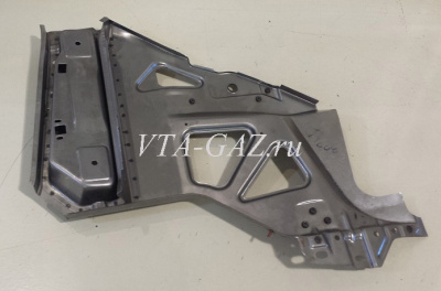 Усилитель (скелет) переднего крыла Газель, Соболь, Баргузин нового образца левый (Панель передка боковая левая Н/О в сборе)