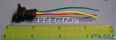 Разъем 3-х контактный датчика к/в, р/в +датчика не ровной дороги