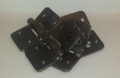 Петли задней дверей Газель, Соболь комплект из 4-х штук (метал)