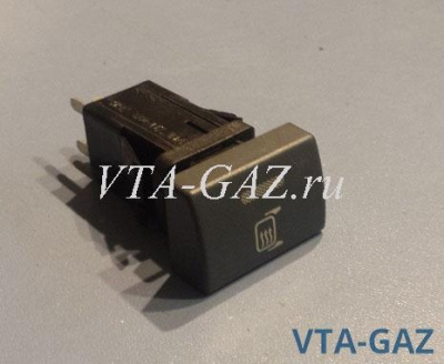 Кнопка (выключатель) торпеды обогрева зеркал Газель, Соболь Бизнес, Газель Next, Урал Next, Газон Next