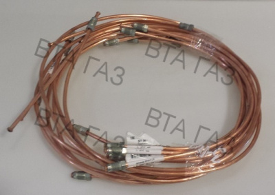 Трубки тормозные медные Волга 2410 D10 комплект