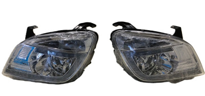 Фара диодная Газель Next хром комплект