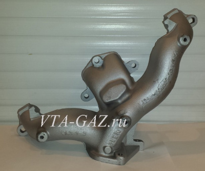 Коллектор выпускной Газель, Соболь Бизнес дв. 4216 Евро-3-4 (газопровод) с отверстиями под жаровню
