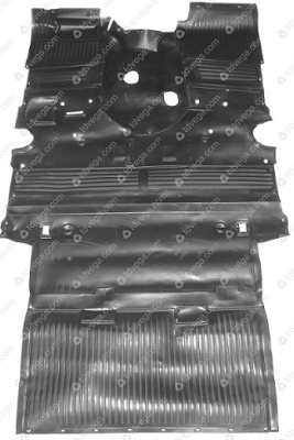 Коврики пола Уаз Хантер (резина)