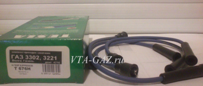 Провода на свечи Газель, Соболь дв. 4216 Евро-3 под две катушки зажигания "Тесла"