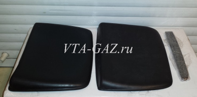 Брызговики Уаз Профи передние с кронштейном комплект