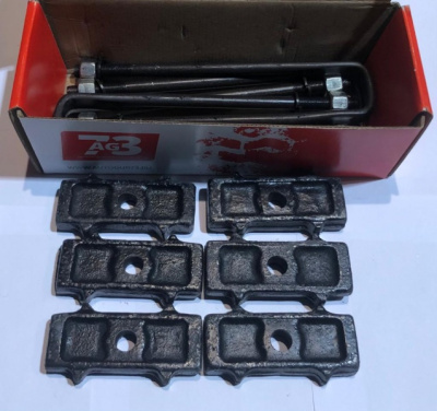 Лифт комплект рессоры Уаз 452, 3741 (60мм со стремянками) комплект под 13-ти листовую рессору.