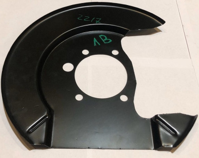 Щит (пыльник) переднего тормоза Соболь, Баргузин левый