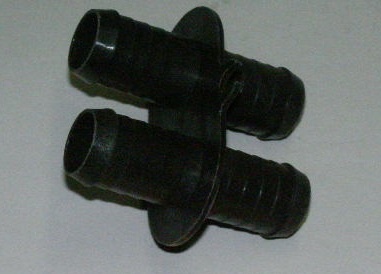 Соединитель патрубка печки от моторного отсека Газель, Соболь, Валдай (двойной), 3310-8120170 за 80.00 руб.
