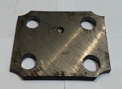 Накладка (крышка) шкворня нижняя Уаз глухая