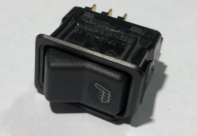 Кнопка торпеды обогрев сидений Волга 3110, 3102, 31105, 31022 (Выключатель клавиша обогрева сидений Волга 3110, 3102, 31105, 31022