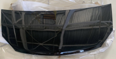 Капот Газель Next пластиковый крашенный ЧЕРНЫЙ