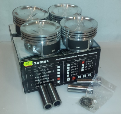 Поршневая группа Уаз дв. 409 96.5 Евро-3 ZEMES (без колец)