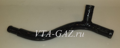 Переходник крана печки Волга дв. 2.4 Крайслер, 406 ЗМЗ метал