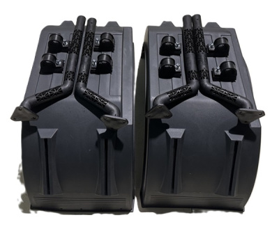 Подкрылки задние Газель, Соболь, Газель Next будка квадратные в сборе с кронштейнами комплект