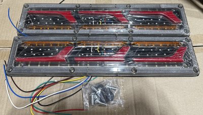 Фонарь задний Газель, Соболь, Газель Next бортовой светодиодный комплект (бумеранг) узкий