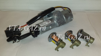 Замок двери+зажигания (Личинки) Газель Next ЦМФ (Комплект запорных устройств Газель Next)